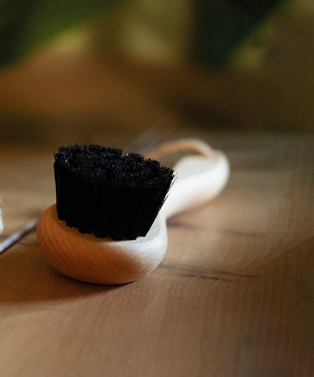 Natural by Hillbrush Shoe Polish & Shine Brush - Soft